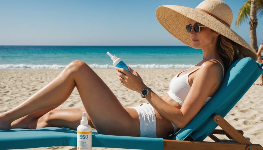 bronzage peau blanche